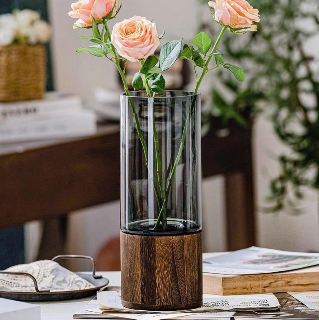 Transparent Art Deco Vase