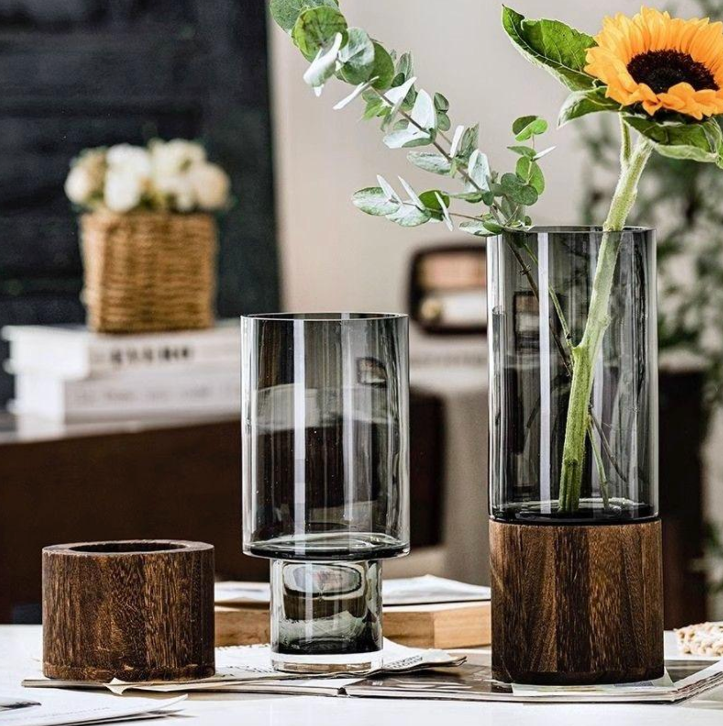 Transparent Art Deco Vase