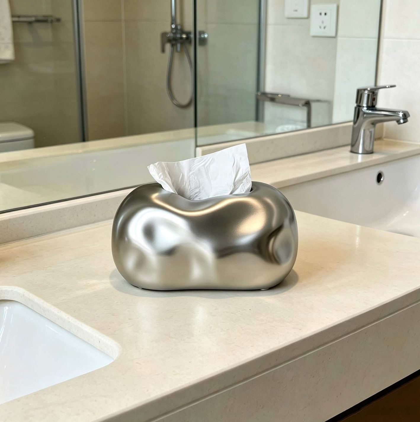Modern Ceramic Tissue Box Cover