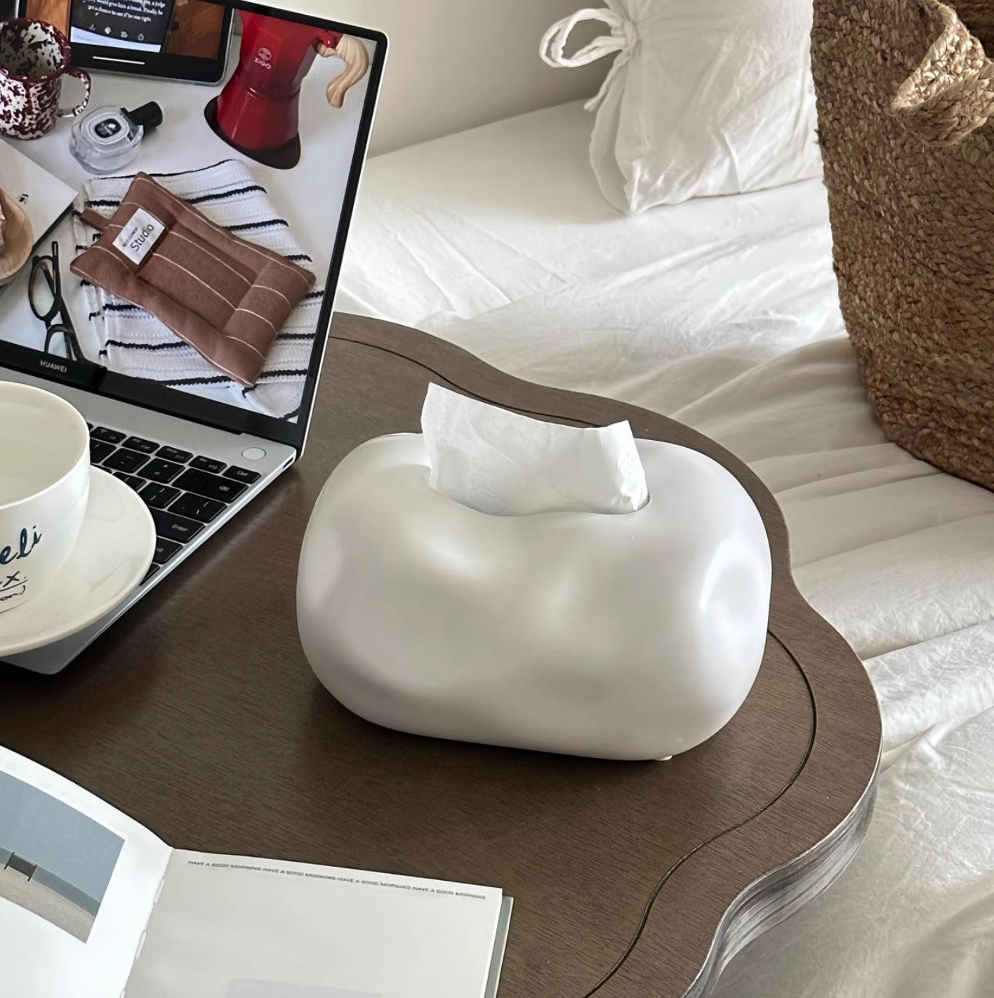 Modern Ceramic Tissue Box Cover